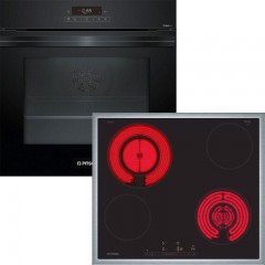 PH37M21B2 + CRD645M06 Φούρνος άνω Πάγκου 71lt με Κεραμικές Εστίες Π59.4εκ. Μαύρος PH37M21B2 + CRD645M06 Φούρνος άνω Πάγκου 71lt με Κεραμικές Εστίες Π59.4εκ. Μαύρος